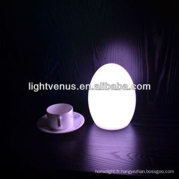 Vente chaude Egg table lumineuse